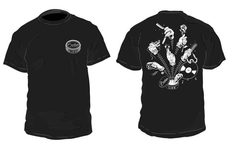 Barber Life tee — image 2