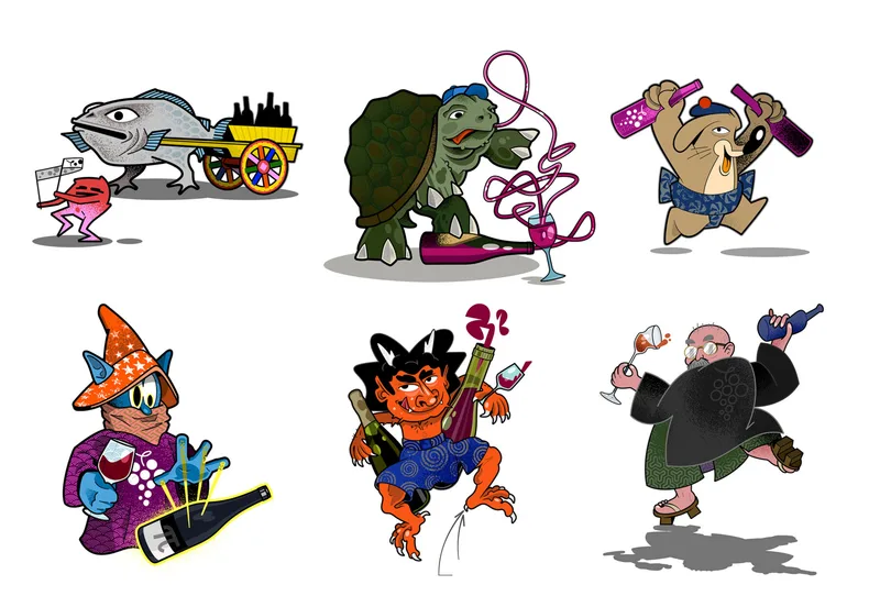 In Vino Sitis (adv + digital stickers) — image 4